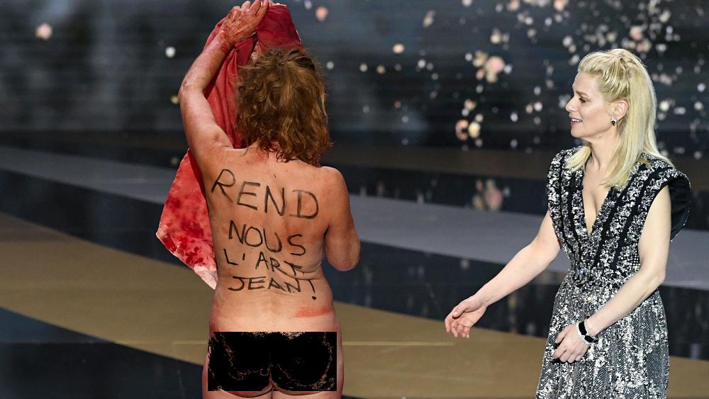 Actor brings political message to César film awards