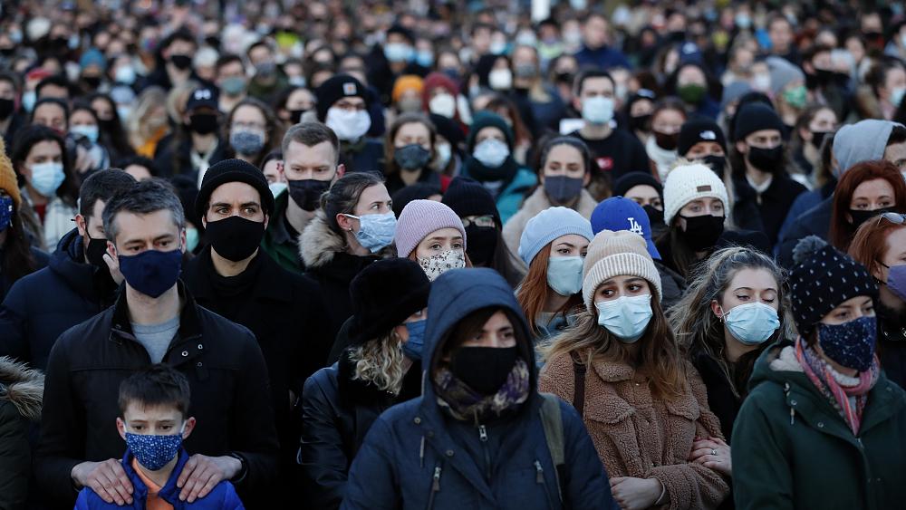 Hundreds ignore virus restrictions in London to remember Sarah Everard