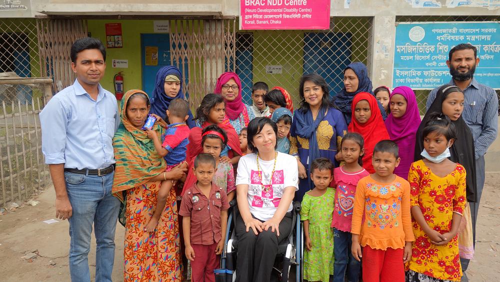 Harmonious and inclusive society: Paralympian Aki Taguchi takes aim at a new target