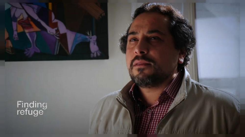 From refuge in Belgium, a painter depicts Syria’s war through art