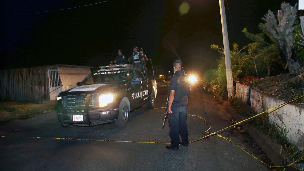Gunmen massacre police officers in ambush in central Mexico