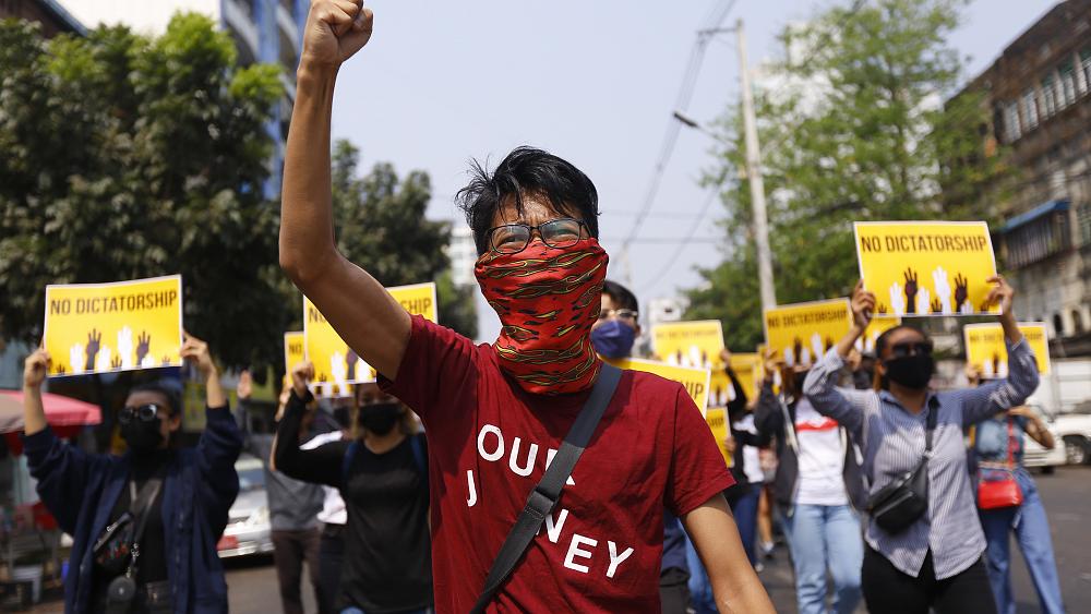 EU, UK & US condemn Myanmar's junta as more than 100 killed in anti-coup protests on Saturday