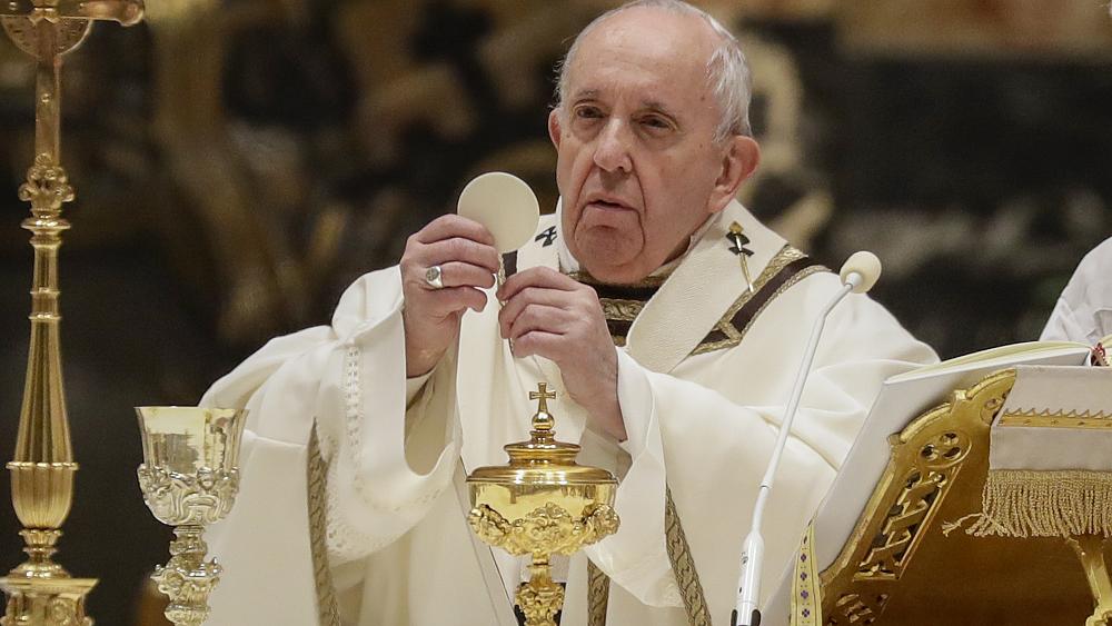 Watch: Pope Francis delivers Palm Sunday Angelus