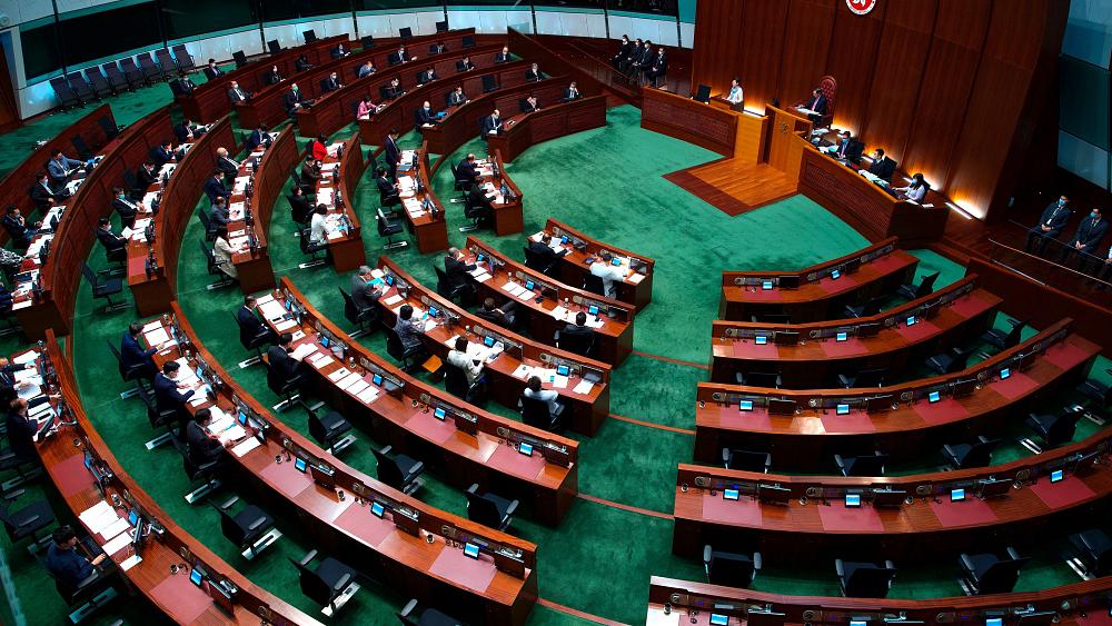 China reduces elected seats in Hong Kong legislature