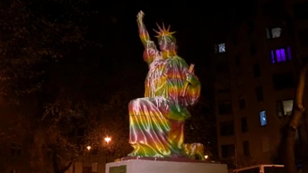 Black Lives Matter statue torn down a day after its Budapest unveiling