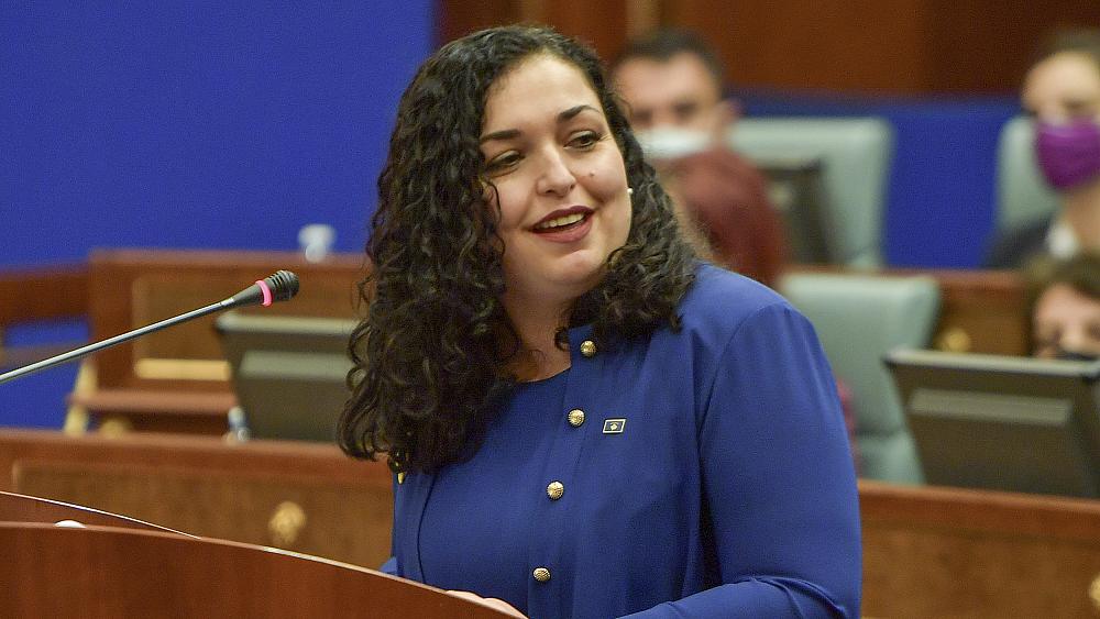 Kosovo's parliament votes in Vjosa Osmani as president