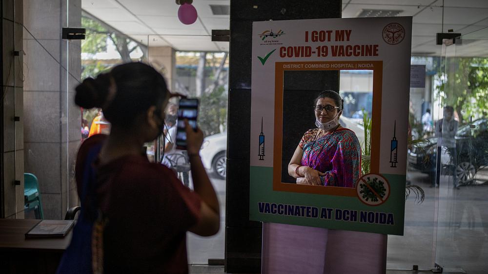 Modi gets second vaccine dose as India reports record COVID cases