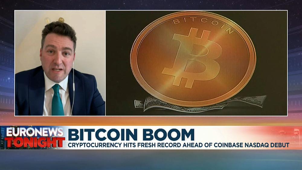Bitcoin hits fresh record ahead of Coinbase's stock market debut