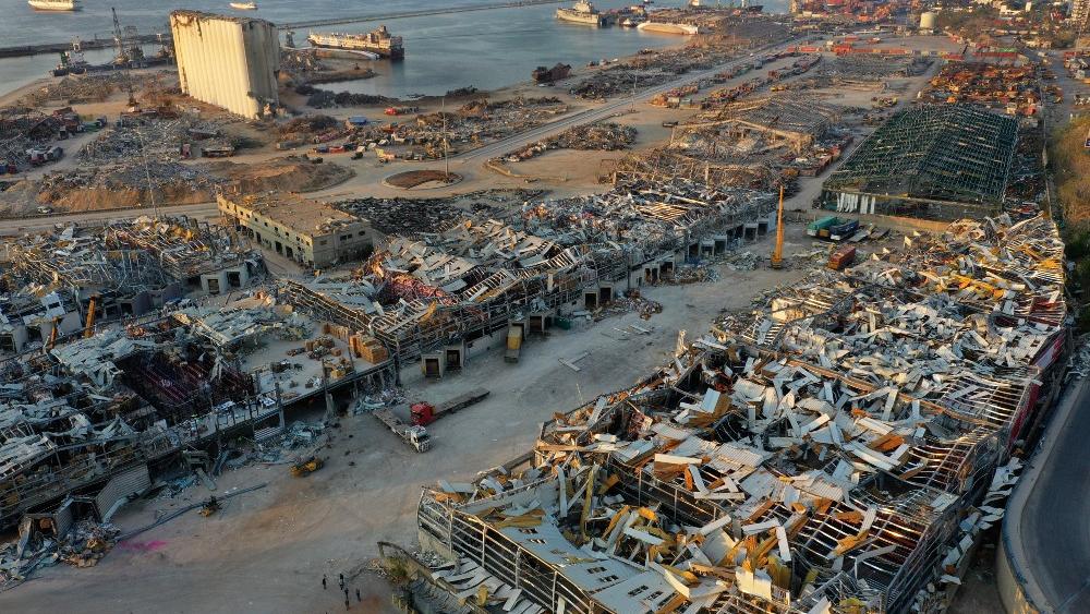 Toxic materials shipped out of Beirut after last year's huge chemical explosion