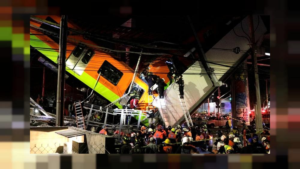 Mexico City rail overpass collapses, killing 13 and injuring 70