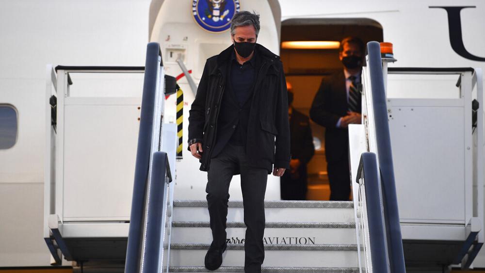 Blinken visits London, Kyiv amid tensions with Russia and China