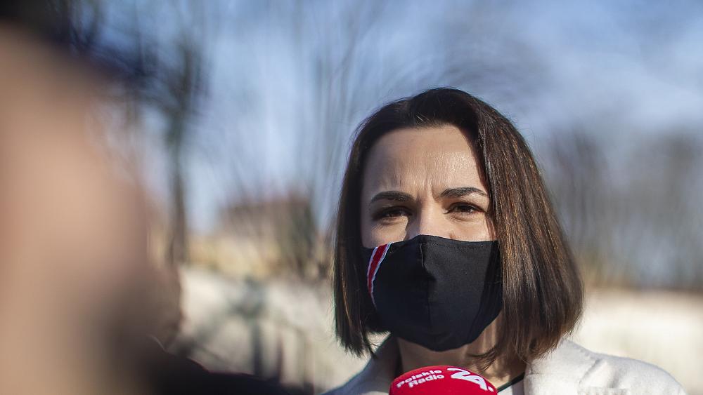 Tsikhanouskaya wants focus on fight for democracy in Belarus