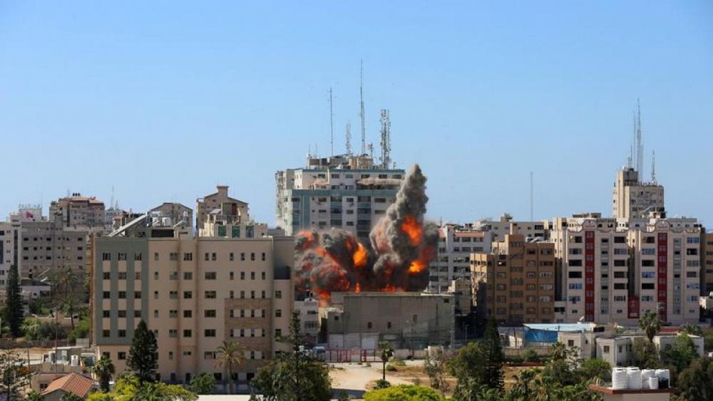 Israel destroys Gaza tower housing AP and Al Jazeera offices