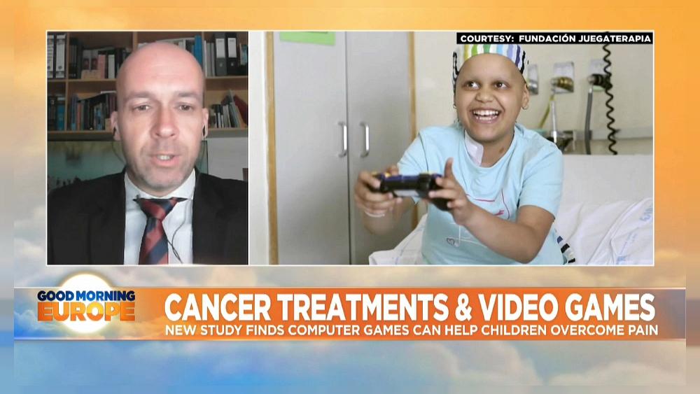 Computer games help children overcome pain from cancer treatment
