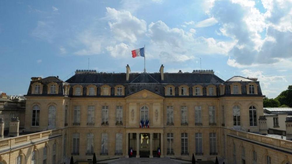 Heavy metal rocks French President's palace after YouTube bet