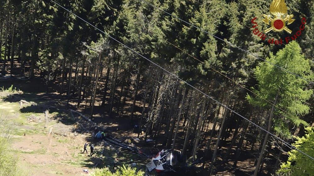 Thirteen die in cable car accident in northern Italy, two children seriously injured