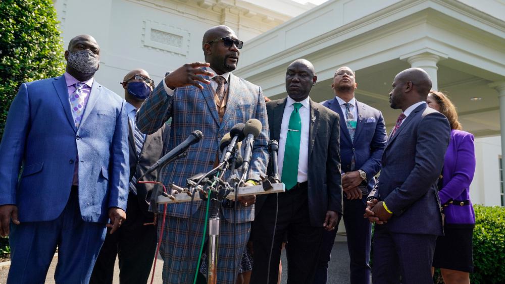 George Floyd's family meets Biden as US Congress weighs police bill