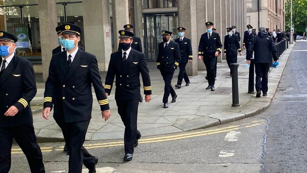 Why are Ireland's pilots protesting?