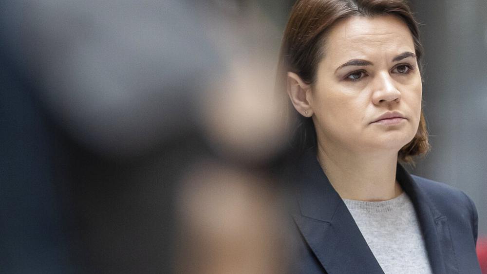 Lukashenko is 'turning Belarus into the North Korea of Europe', says Sviatlana Tsikhanouskaya