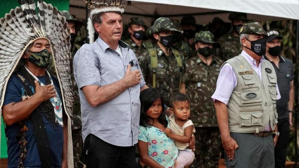 Bolsonaro visits indigenous lands in Amazon despite protests