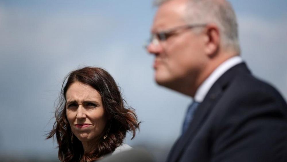 New Zealand backs Australia in trade spat with China ahead of Ardern-Morrison meeting