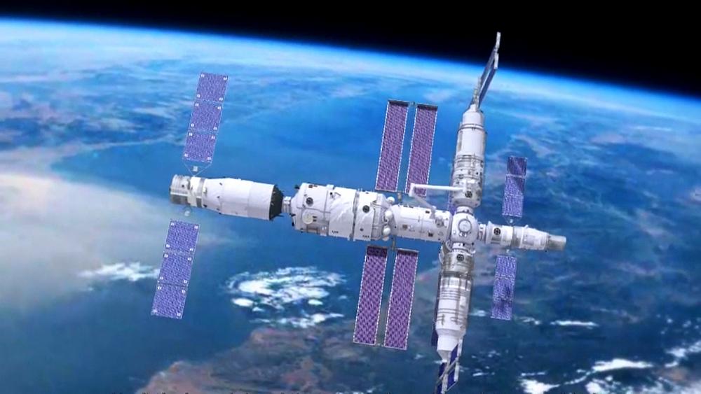 Chinese robotic spacecraft docks with the country's new space station