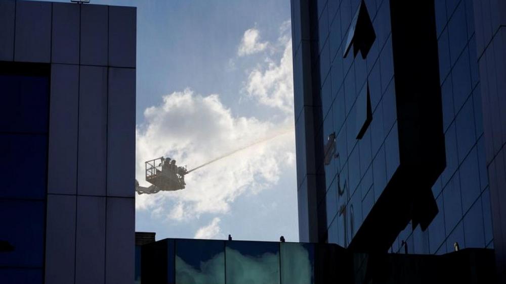 Around 200 evacuated from Madrid hotel fire, no one injured