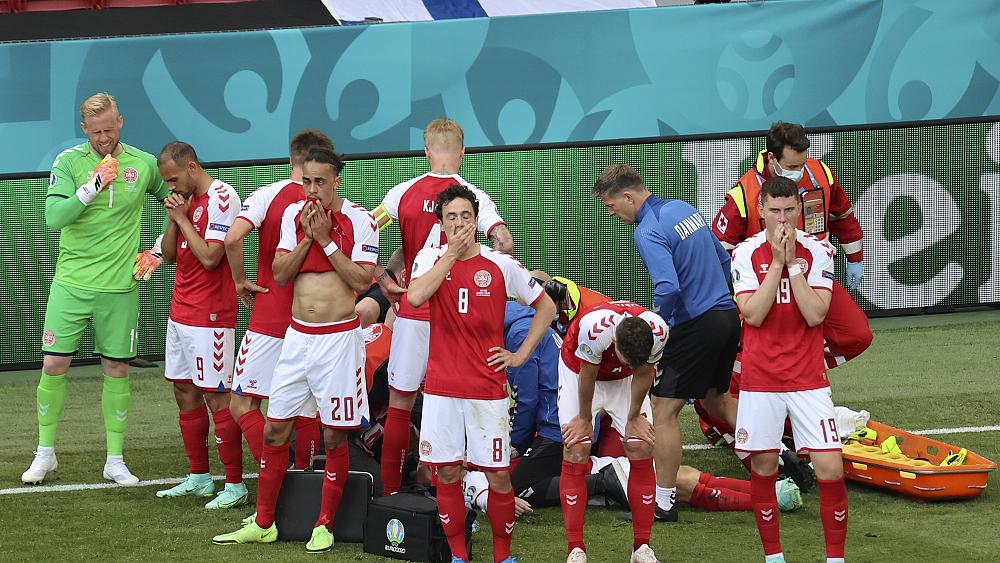 Denmark player Christian Eriksen awake and stable after pitch collapse