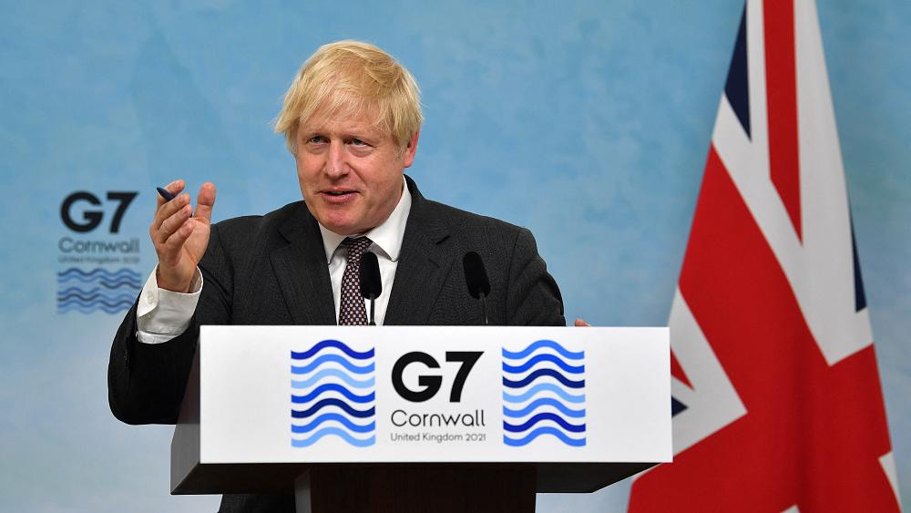 Boris Johnson confirms G7 to donate one billion COVID-19 vaccine doses by end of 2022