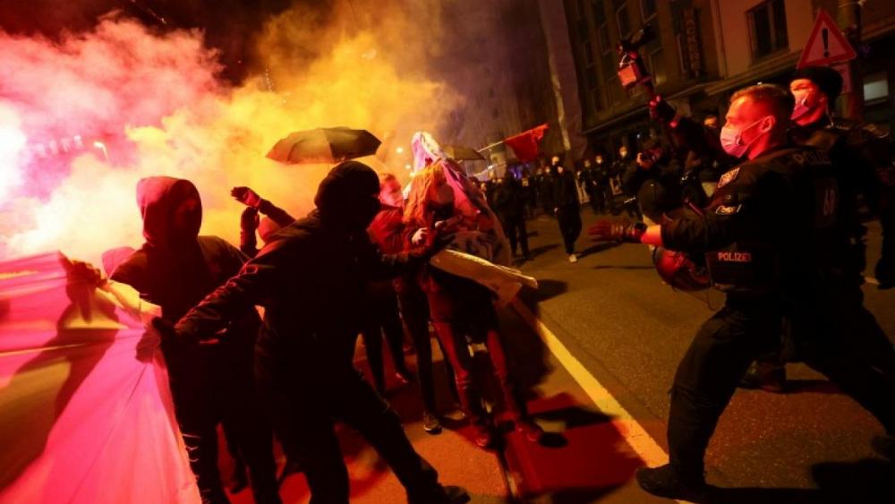 Anti-lockdown protests boost Germany's far-right, says security agency