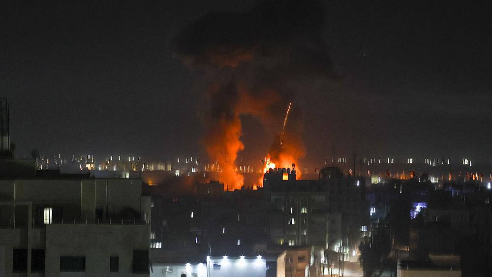 Israeli airstrikes target Gaza sites after Palestinians launch incendiary balloons