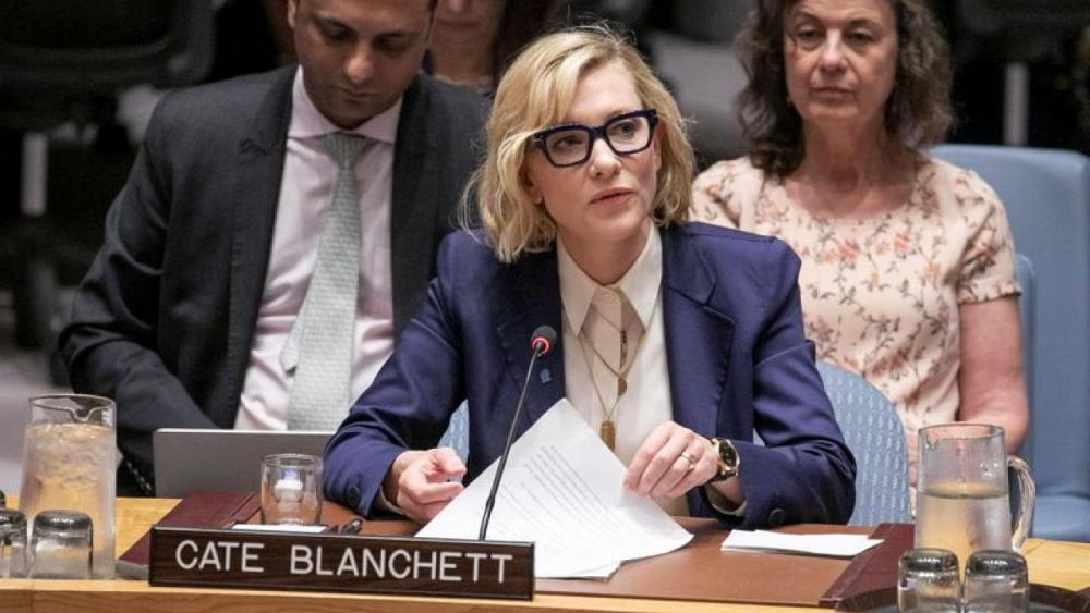 Cate Blanchett sees pandemic as chance for reflection on plight of refugees