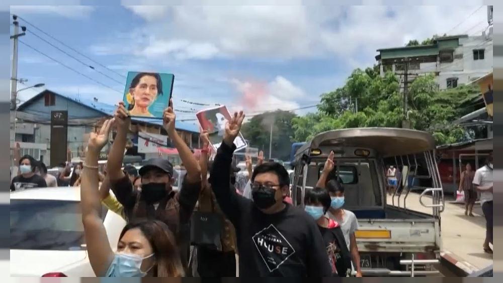 UN call for halt to arms sales to Myanmar in response to violence against protesters